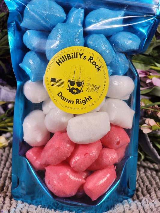 Hillbilly's Rock made with air heads