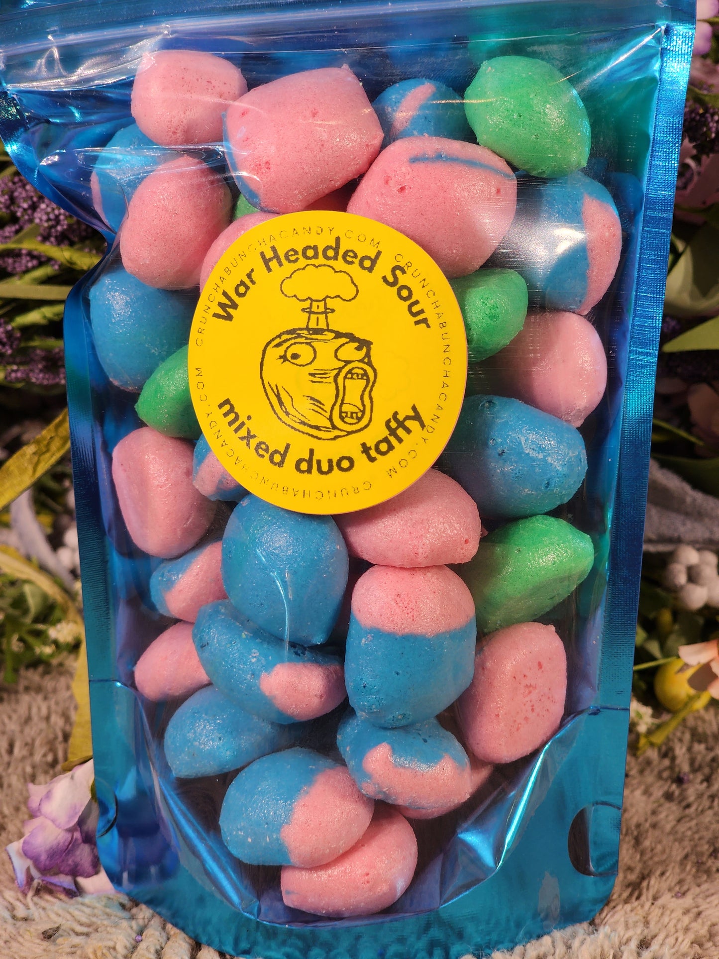 WAR HEADED SOUR Duo (made with Warheads Taffy)