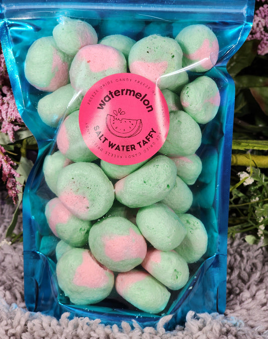 Watermelon salt water taffy.